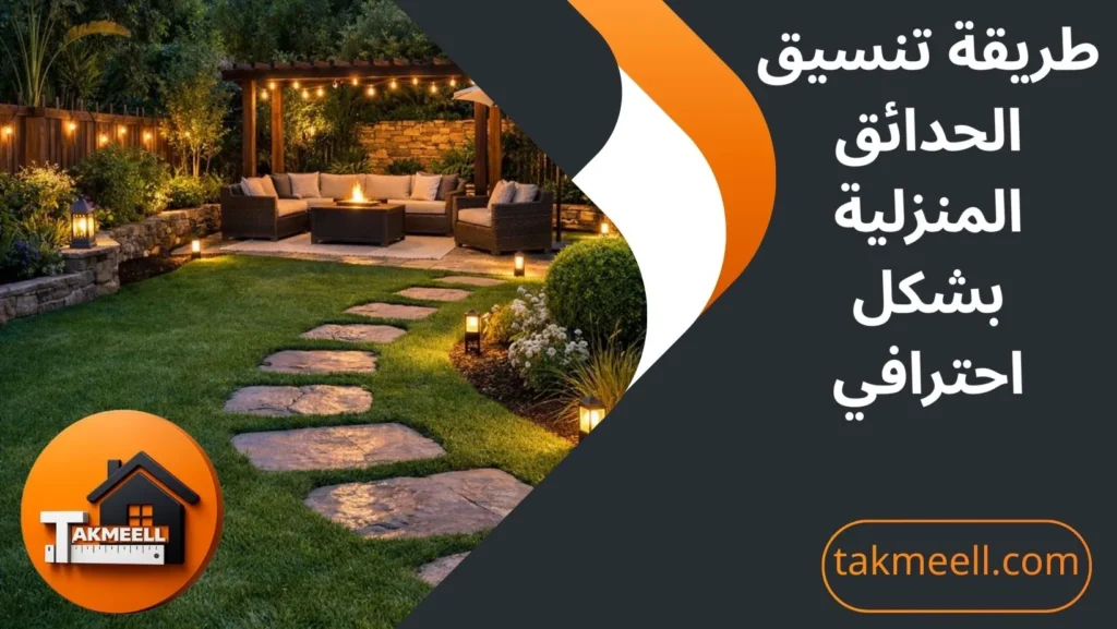 طريقة تنسيق الحدائق المنزلية خطوة بخطوة للمبتدئين