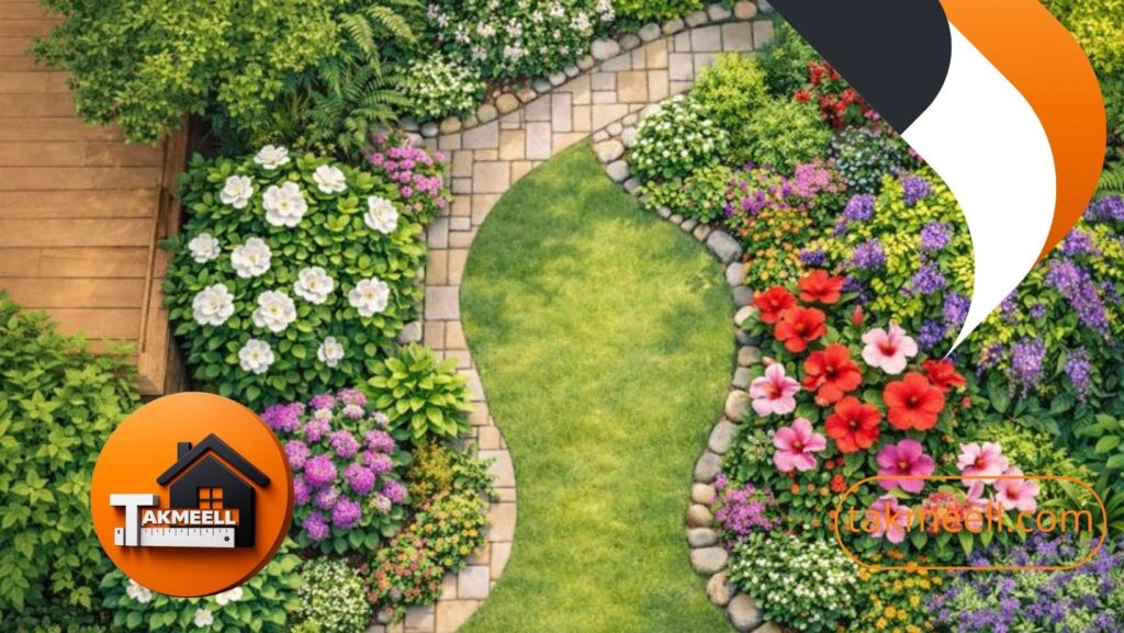 اختيار النباتات حسب مساحة الحديقة