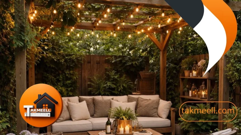 تحويل الفناء الصغير إلى غرفة خارجية