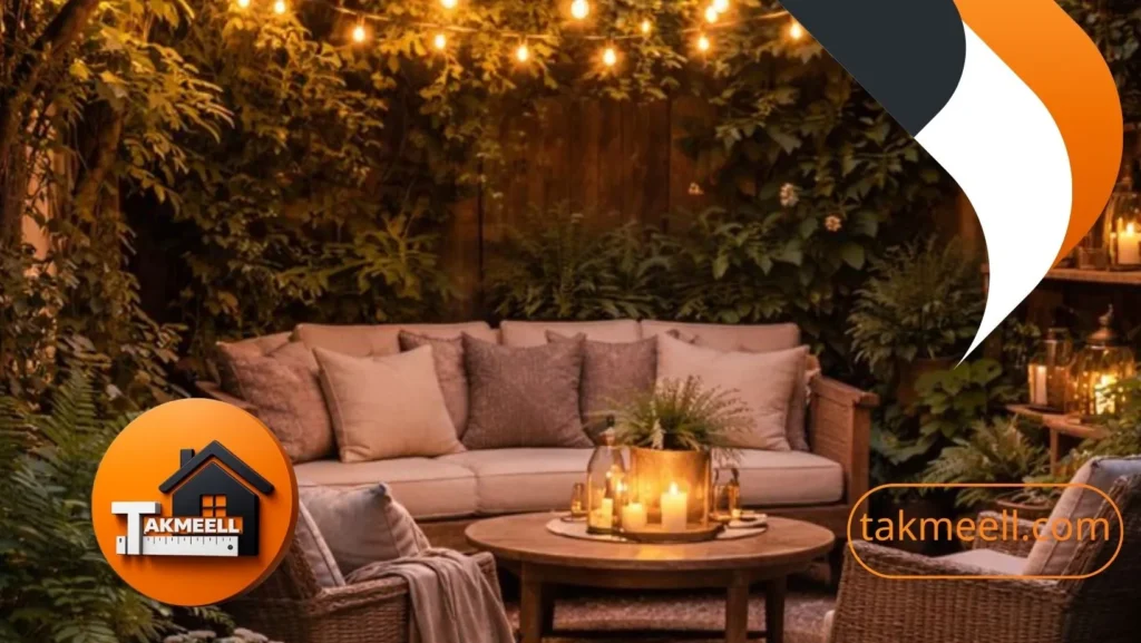 إضاءة حدائق منزلية صغيرة