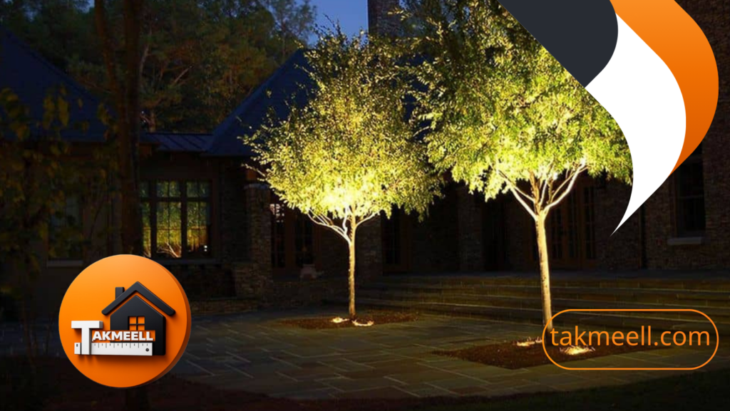 إضاءة الأشجار